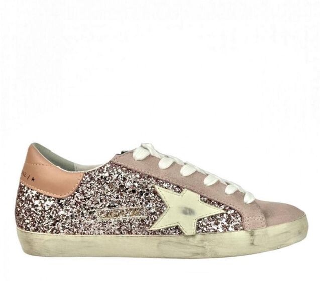 Кеды Golden Goose женский кожа бежевый 197168