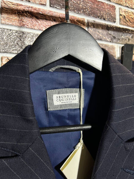 Мужской костюм Brunello Cucinelli мужской черный 153487-5
