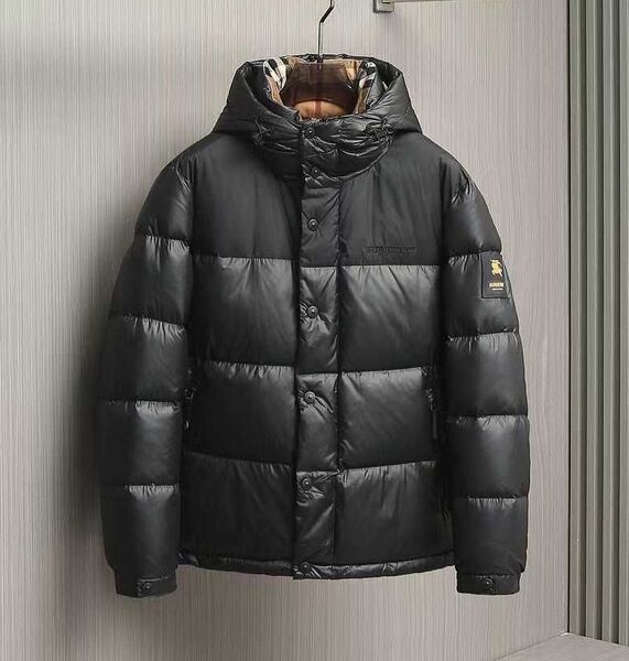 Мужской пуховик Burberry мужской черный 202393