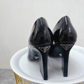 Туфли Prada женский кожа черный 96543-5