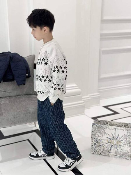 Детский свитер Christian Dior белый 177631-4