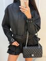 Куртка Bottega Veneta женский кожа черный 141627-3