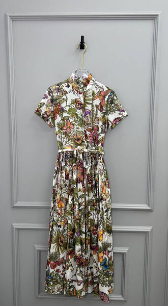 Платье Christian Dior женский болотный 137292-8