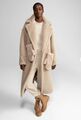 Шуба Max Mara женский бежевый 91270-3
