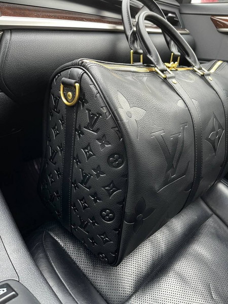 Дорожная сумка Louis Vuitton мужской кожа черный 96301-3