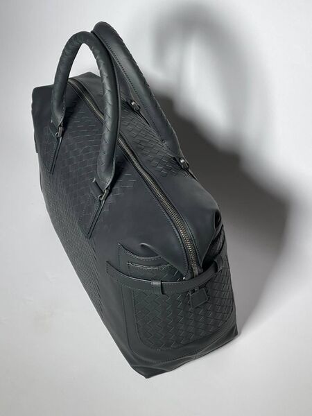 Дорожная сумка Bottega Veneta мужской кожа черный 19106-4