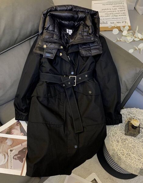 Пальто Burberry женский черный,серебристый 126864