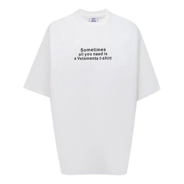Мужская футболка Vetements мужской белый 173246-2