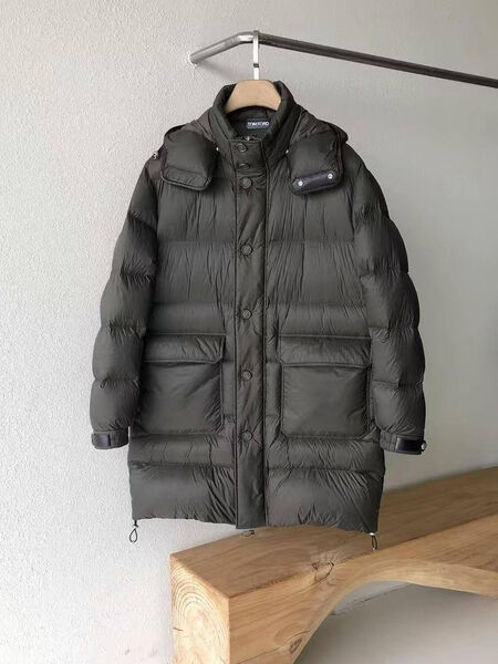 Мужской пуховик Tom Ford мужской болотный 167307-10