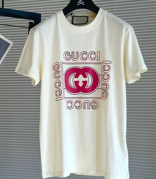 Футболка Gucci женский белый 152526