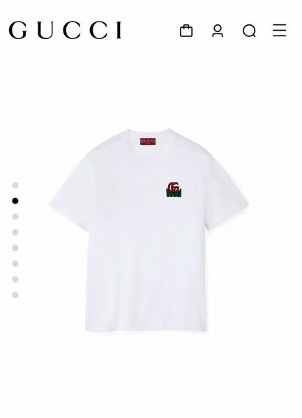 Мужская футболка Gucci мужской белый 180254-2