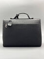 Мужской портфель Bottega Veneta мужской кожа черный 197812-2