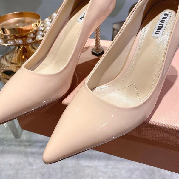Туфли Miu Miu женский кожа бежевый 106927-8