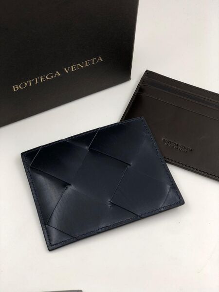 Визитница Bottega Veneta мужской кожа синий 15972-2