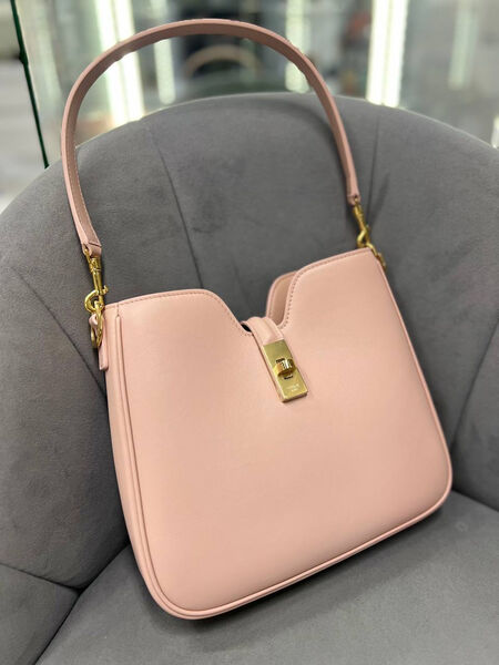 Сумка Celine женский кожа розовый 186558