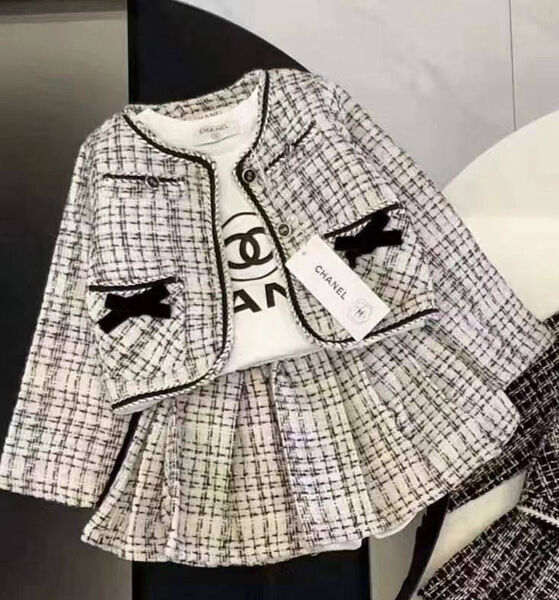Детский костюм Chanel графитовый 165583-7