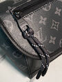 Мужская сумка мессенджер Louis Vuitton мужской кожа черный 169140-9