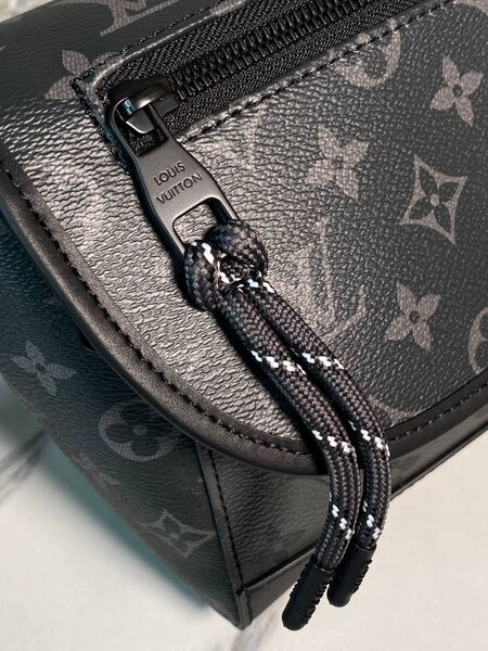 Мужская сумка мессенджер Louis Vuitton мужской кожа черный 169140-9