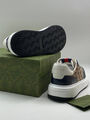 Мужские кеды Gucci мужской текстиль 158091-3