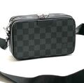 Мужская сумка мессенджер Louis Vuitton мужской кожа черный 107525-1