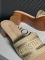 Сандалии Christian Dior Dway женский хлопок бежевый 66397-2