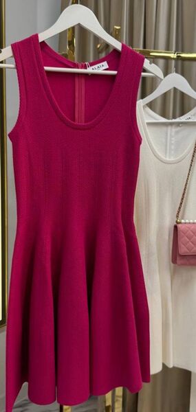 Платье Alaïa женский бордовый 188456