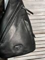 Мужской рюкзак Prada мужской кожа черный 53372-7