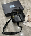 Рюкзак Prada женский кожа черный 129307-2