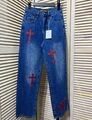 Джинсы Chrome Hearts женский джинса синий 114221-1
