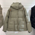 Пуховик Moncler женский бежевый 63164-3