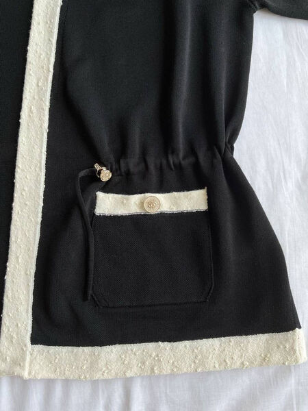 Кардиган Chanel женский трикотаж черный 198605-3