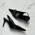Туфли Balenciaga женский кожа черный 180472-3
