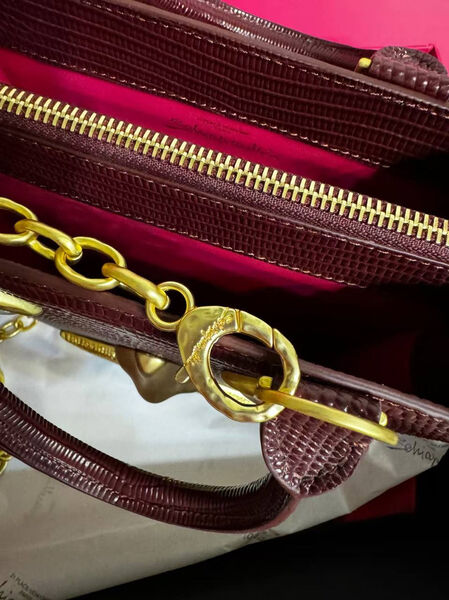 Сумка Schiaparelli женский кожа бордовый 174276-5