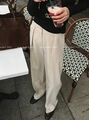 Брюки Acne Studio женский молочный 127362