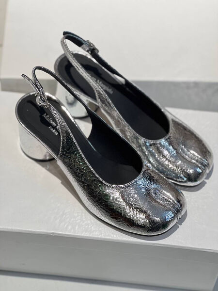 Туфли Maison Margiela женский кожа графитовый 119580-5