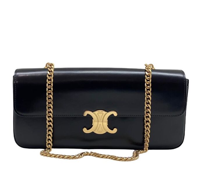 Сумка Celine женский кожа черный 72959