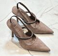 Туфли Brunello Cucinelli женский замша бежевый 148911-1