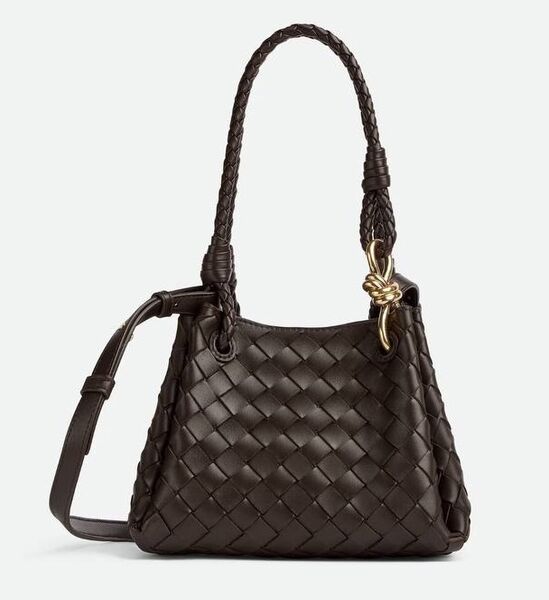 Сумка Bottega Veneta женский кожа черный 162514