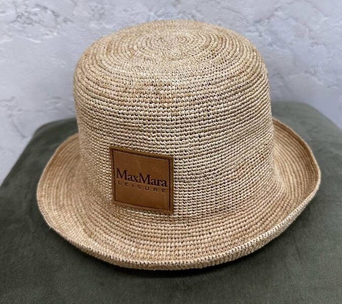 Шляпа Max Mara женский солома бежевый 184930