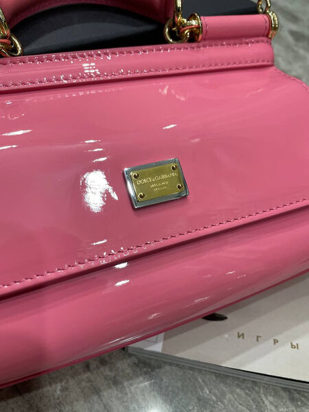 Сумка Dolce&Gabbana женский кожа розовый 129308-3