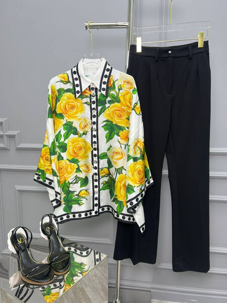 Блузка Dolce & Gabbana женский горчичный 147714-3