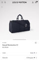 Дорожная сумка Louis Vuitton мужской кожа синий 169296-11