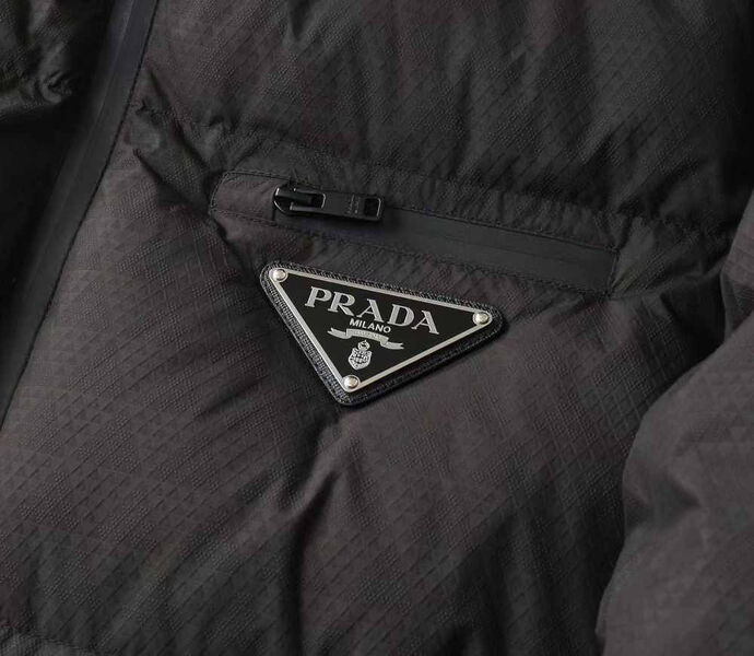 Мужской пуховик Prada мужской черный 161509-3