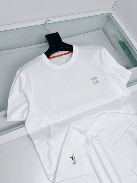 Мужская футболка Hermès мужской белый 190148-4