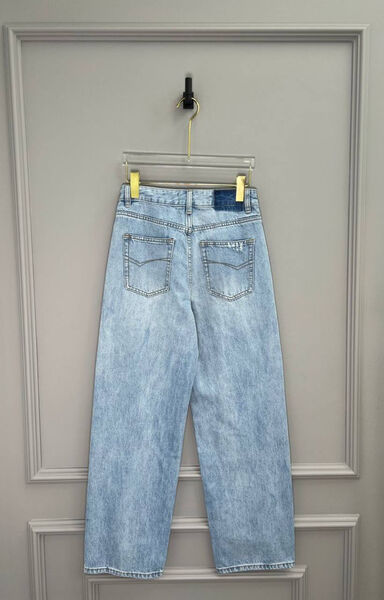 Джинсы Balenciaga женский джинса бирюзовый 147417-2