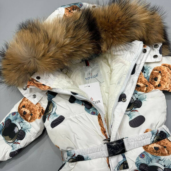 Детский комбинезон Moncler белый 166101-3