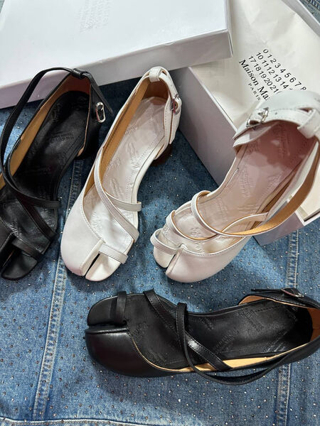 Туфли Maison Margiela женский кожа белый 155647-6