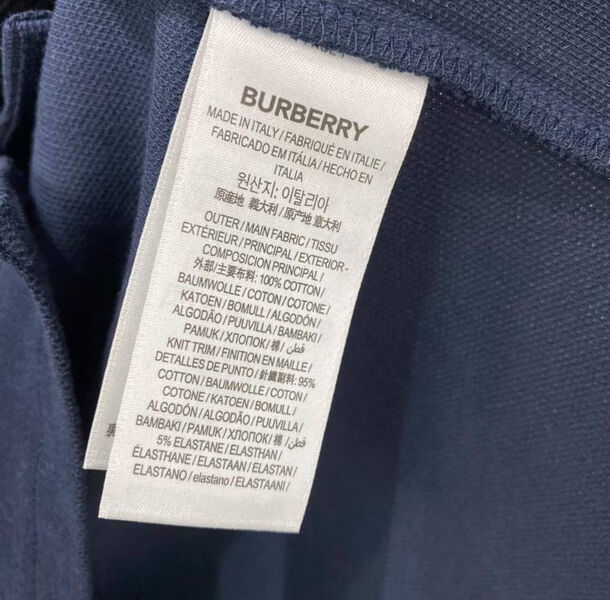Мужское поло Burberry мужской синий 137141-6