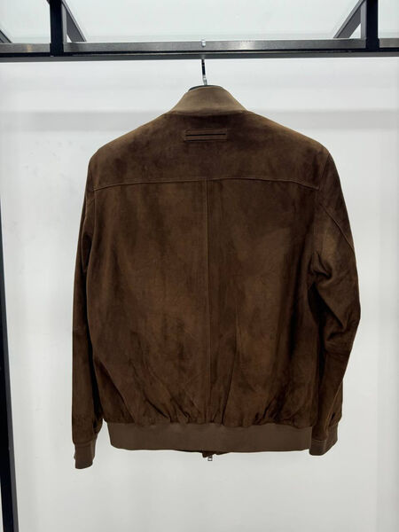 Мужской бомбер Zegna мужской замша 193633-3