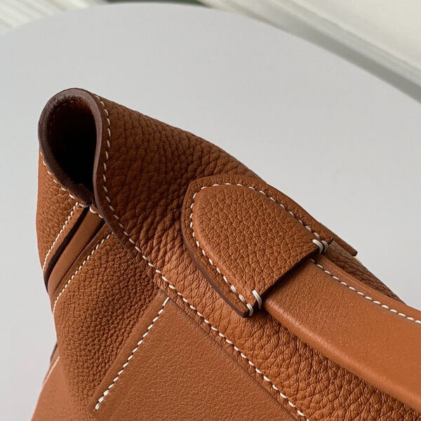 Сумка Hermès женский кожа бежевый 75241-5